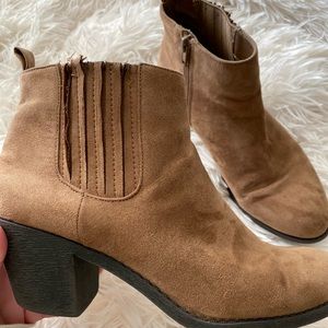 Brown ankle boots